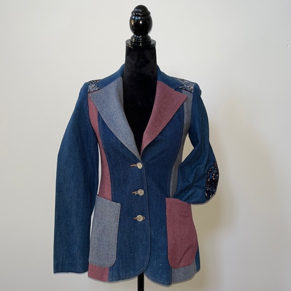 Vintage Jackets & Blazers - Vintage Denim Blazer